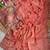 Orange Color  embroidery  sequence work satin  silk saree
