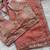 Orange Color  embroidery  sequence work satin  silk saree