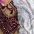 White Color  embroidery  sequence work satin  silk saree