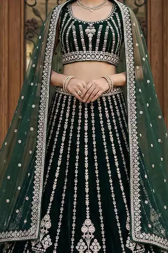 Designer Bollywood Style Wedding Wear Lehenga Choli