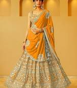 Designer Bollywood Style Wedding Wear Lehenga Choli