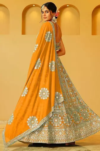 Designer Bollywood Style Wedding Wear Lehenga Choli