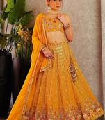 Designer Bollywood Style Wedding Wear Lehenga Choli