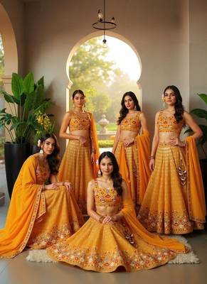 Bollywood Style Wedding Wear Lehenga Choli 2