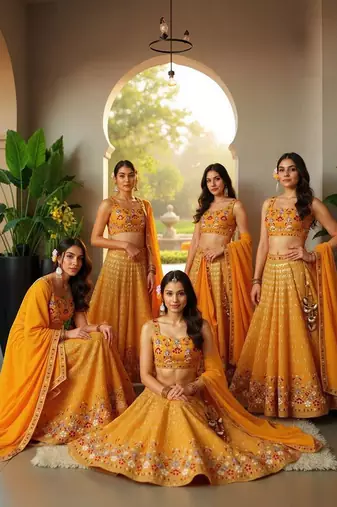 Designer Bollywood Style Wedding Wear Lehenga Choli