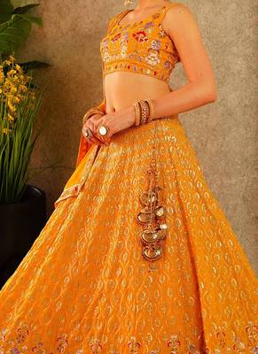 Bollywood Style Wedding Wear Lehenga Choli 3