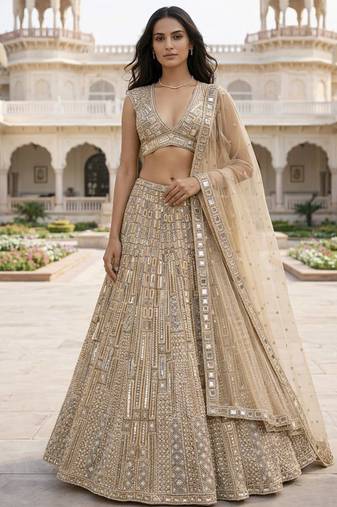 Designer Bollywood Style Wedding Wear Lehenga Choli