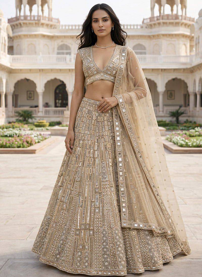 Designer Bollywood Style Wedding Wear Lehenga Choli