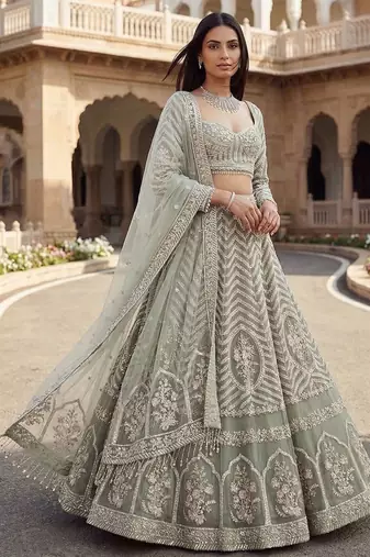 Designer Bollywood Style Wedding Wear Lehenga Choli