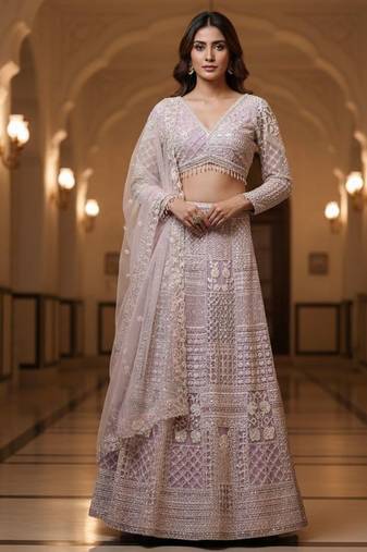 Designer Bollywood Style Wedding Wear Lehenga Choli