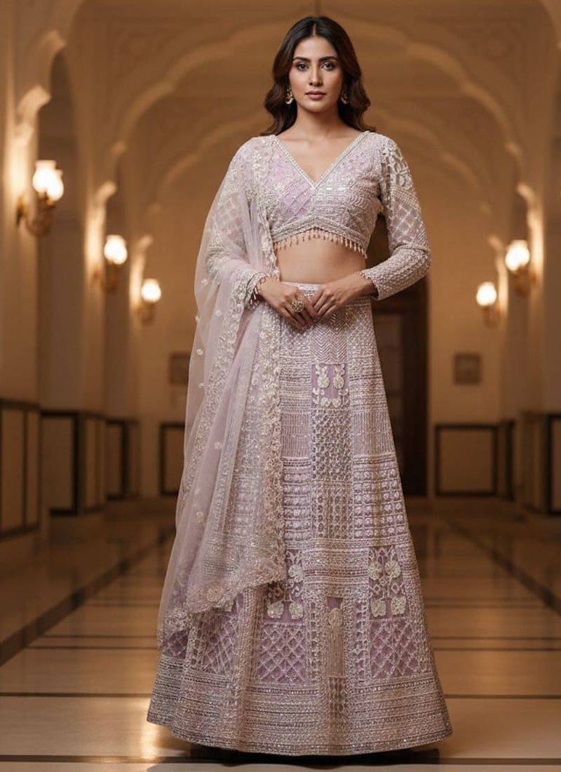 Designer Bollywood Style Wedding Wear Lehenga Choli