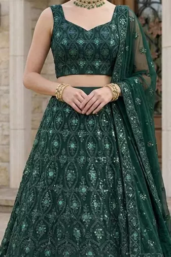 Designer Bollywood Style Wedding Wear Lehenga Choli