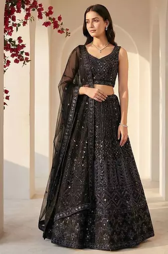 Designer Bollywood Style Wedding Wear Lehenga Choli