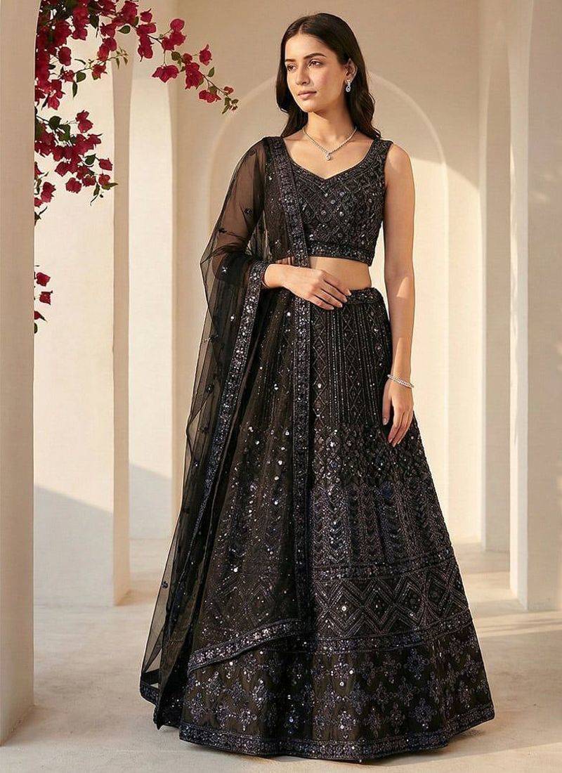 Designer Bollywood Style Wedding Wear Lehenga Choli