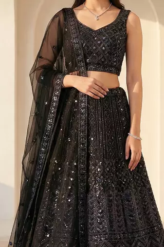 Designer Bollywood Style Wedding Wear Lehenga Choli
