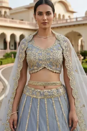 Designer Bollywood Style Wedding Wear Lehenga Choli