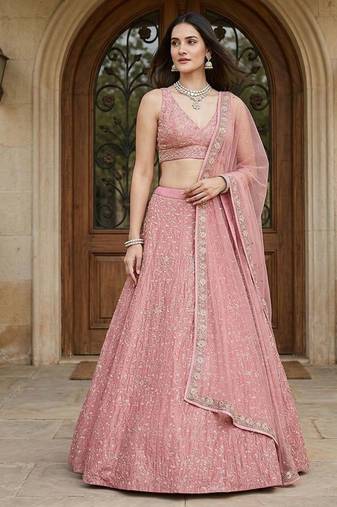 Designer Bollywood Style Wedding Wear Lehenga Choli