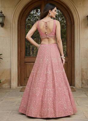 Designer Bollywood Style Wedding Wear Lehenga Choli 2
