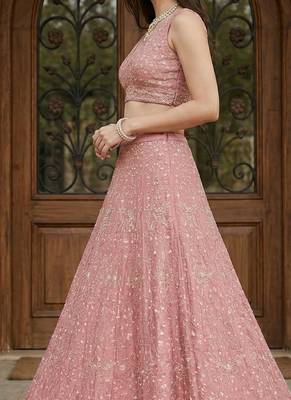 Designer Bollywood Style Wedding Wear Lehenga Choli 3