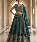Designer Bollywood Style Wedding Wear Lehenga Choli