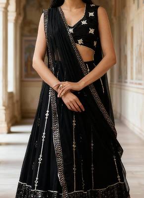 Designer Bollywood Style Wedding Wear Lehenga Choli 2