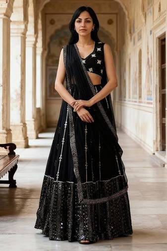 Designer Bollywood Style Wedding Wear Lehenga Choli
