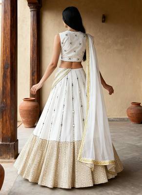 Designer Bollywood Style Wedding Wear Lehenga Choli 2
