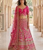Designer Bollywood Style Wedding Wear Lehenga Choli