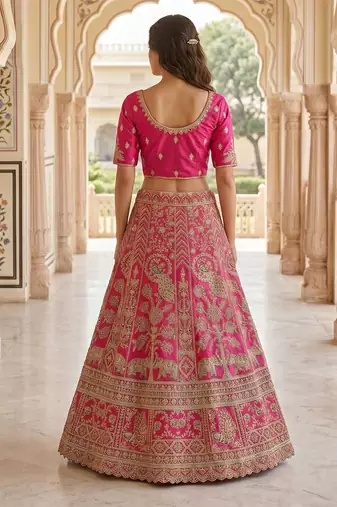 Designer Bollywood Style Wedding Wear Lehenga Choli