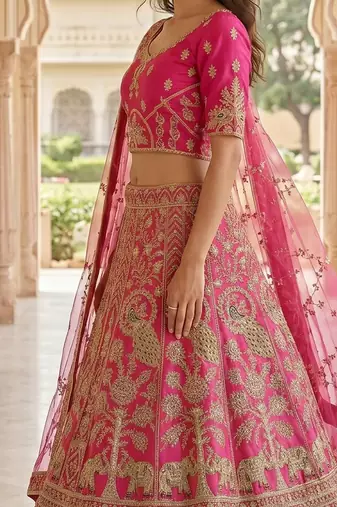 Designer Bollywood Style Wedding Wear Lehenga Choli