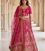 Designer Bollywood Style Wedding Wear Lehenga Choli