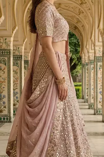 Designer Bollywood Style Wedding Wear Lehenga Choli