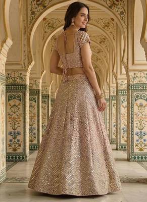 Designer Bollywood Style Wedding Wear Lehenga Choli 3