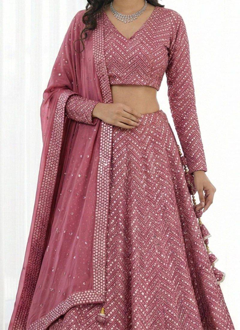 Designer Bollywood Style Wedding Wear Lehenga Choli