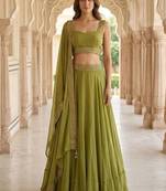 Designer Bollywood Style Wedding Wear Lehenga Choli