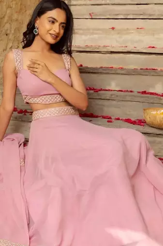 Designer Bollywood Style Wedding Wear Lehenga Choli
