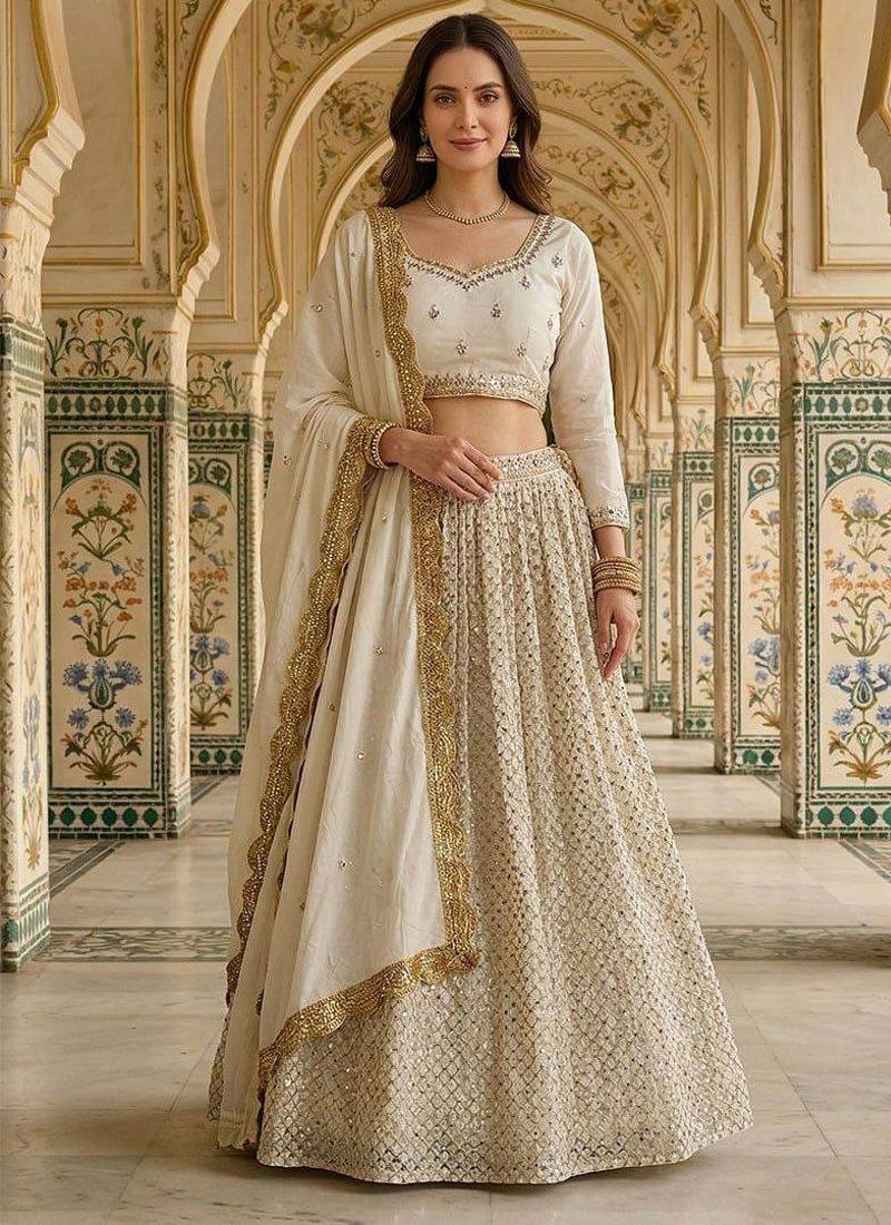 Designer Bollywood Style Wedding Wear Lehenga Choli