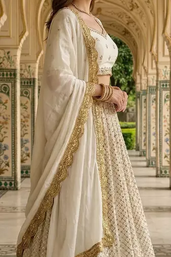 Designer Bollywood Style Wedding Wear Lehenga Choli