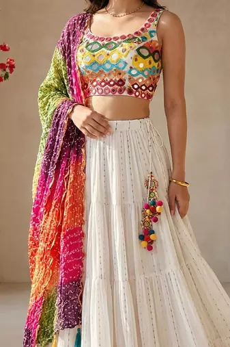 Designer Bollywood Style Wedding Wear Lehenga Choli