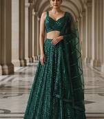 Designer Bollywood Style Wedding Wear Lehenga Choli