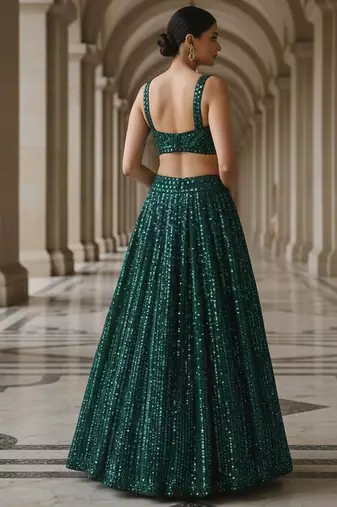 Designer Bollywood Style Wedding Wear Lehenga Choli