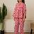 Baby pink printed cotton co ord set