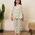 Off white printed cotton co ord set