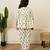 Off white printed cotton co ord set