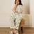 Off white printed cotton co ord set