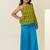 Mehendi green printed cotton co ord set