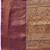 Golden woven silk blend ethnic saree with blouse piece