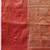Golden woven silk blend ethnic saree with blouse piece