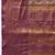 Golden woven silk blend ethnic saree with blouse piece