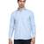 Blue solid casual shirt